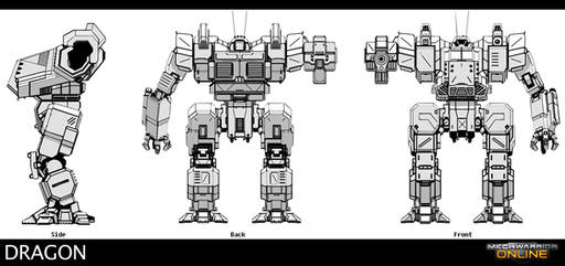 MechWarrior Online - Дракон. Знаковый мех Синдиката Дракона